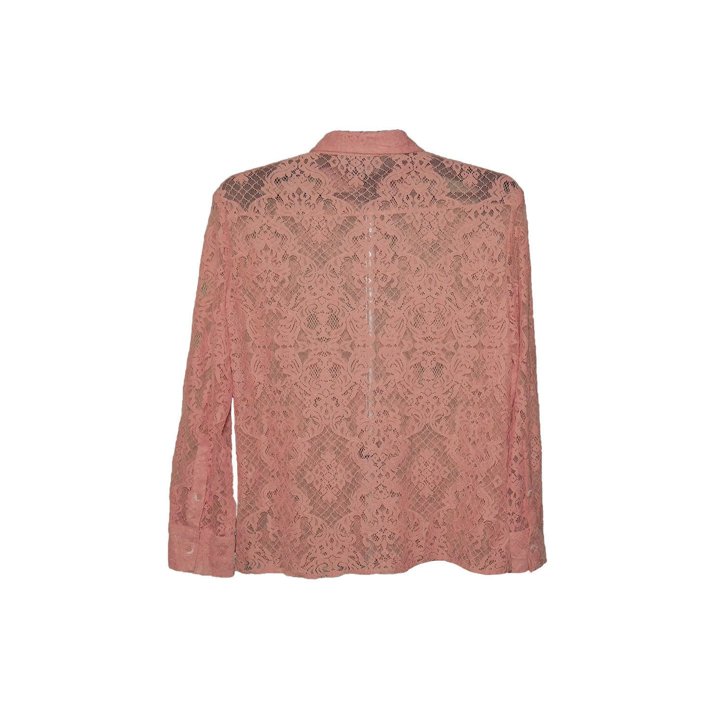 LACE BUTTON UP