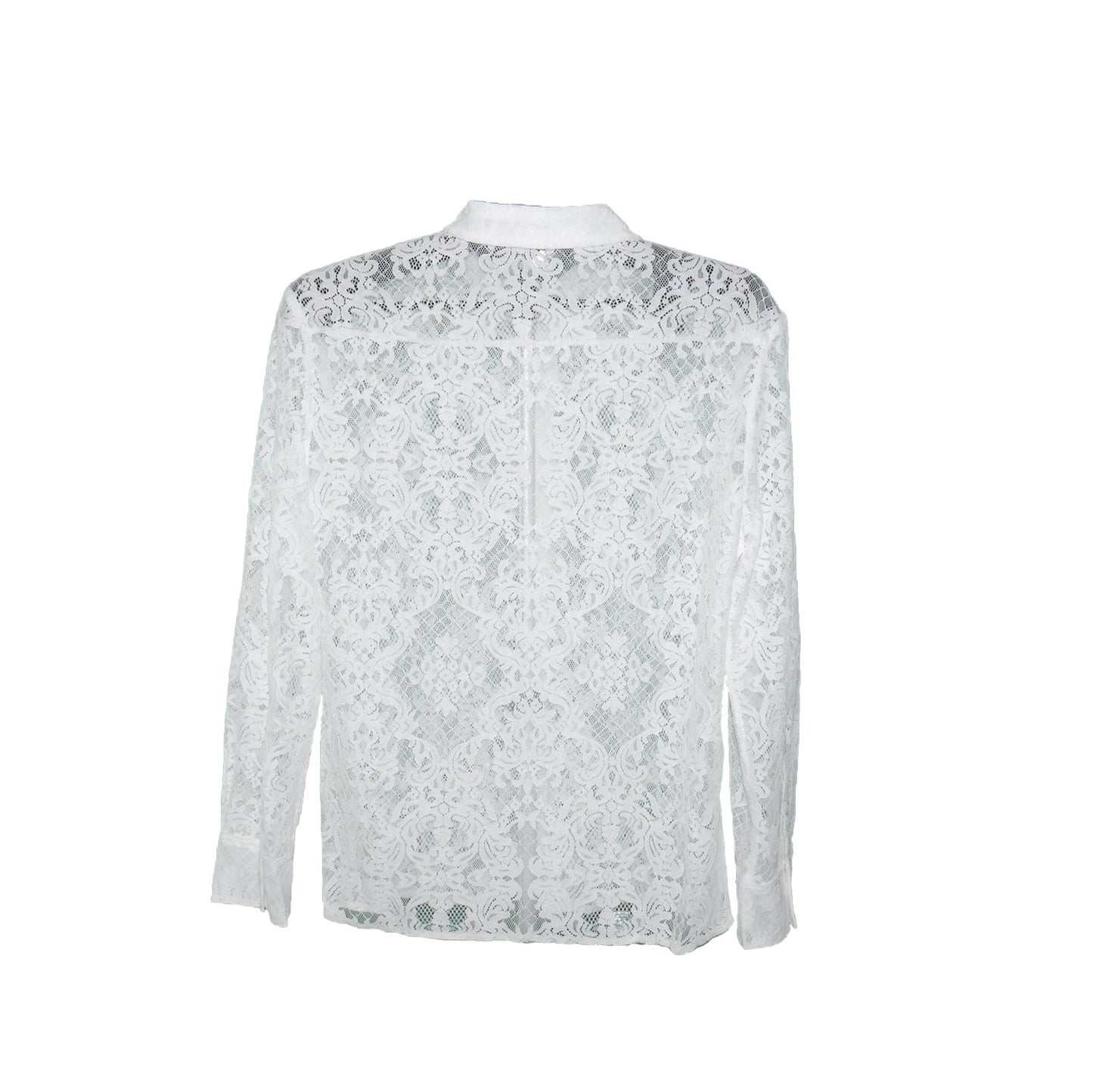 LACE BUTTON UP